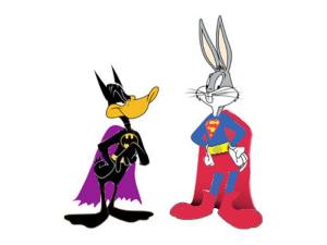 "Duck Knight" starring BatDuck & SuperBunny